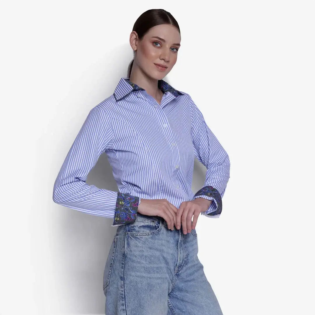 TuffRider Ladies ADEY Double Collar Shirt - Breeches.com - Flyclothing LLC