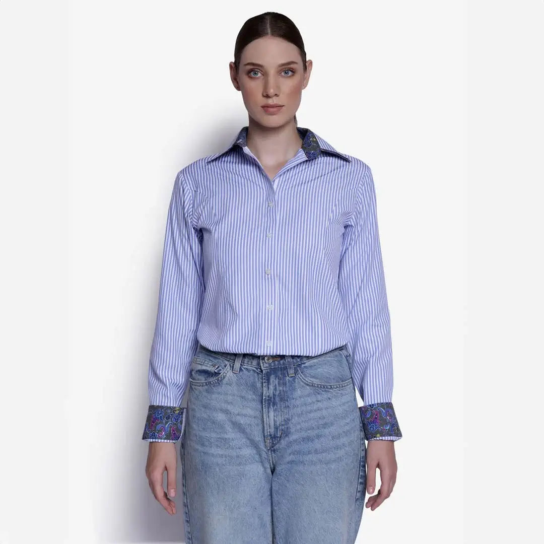 TuffRider Ladies ADEY Double Collar Shirt - Breeches.com - Flyclothing LLC