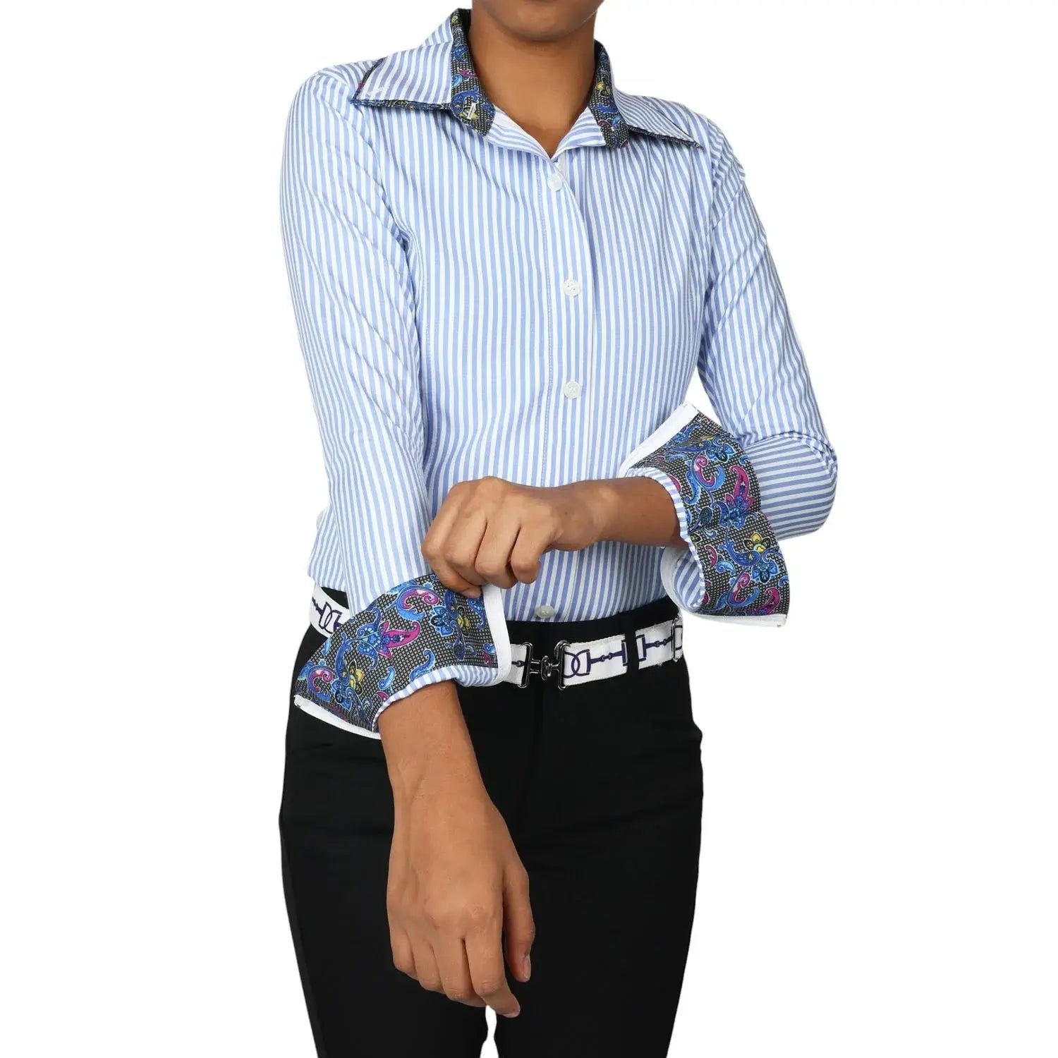 TuffRider Girls ADEY Double Collar Shirt - Breeches.com - Flyclothing LLC