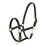 TuffRider EasyCare EquiLeather Heavy Duty Break Away Halter with Brass Plated Fittings - Breeches.com - Flyclothing LLC