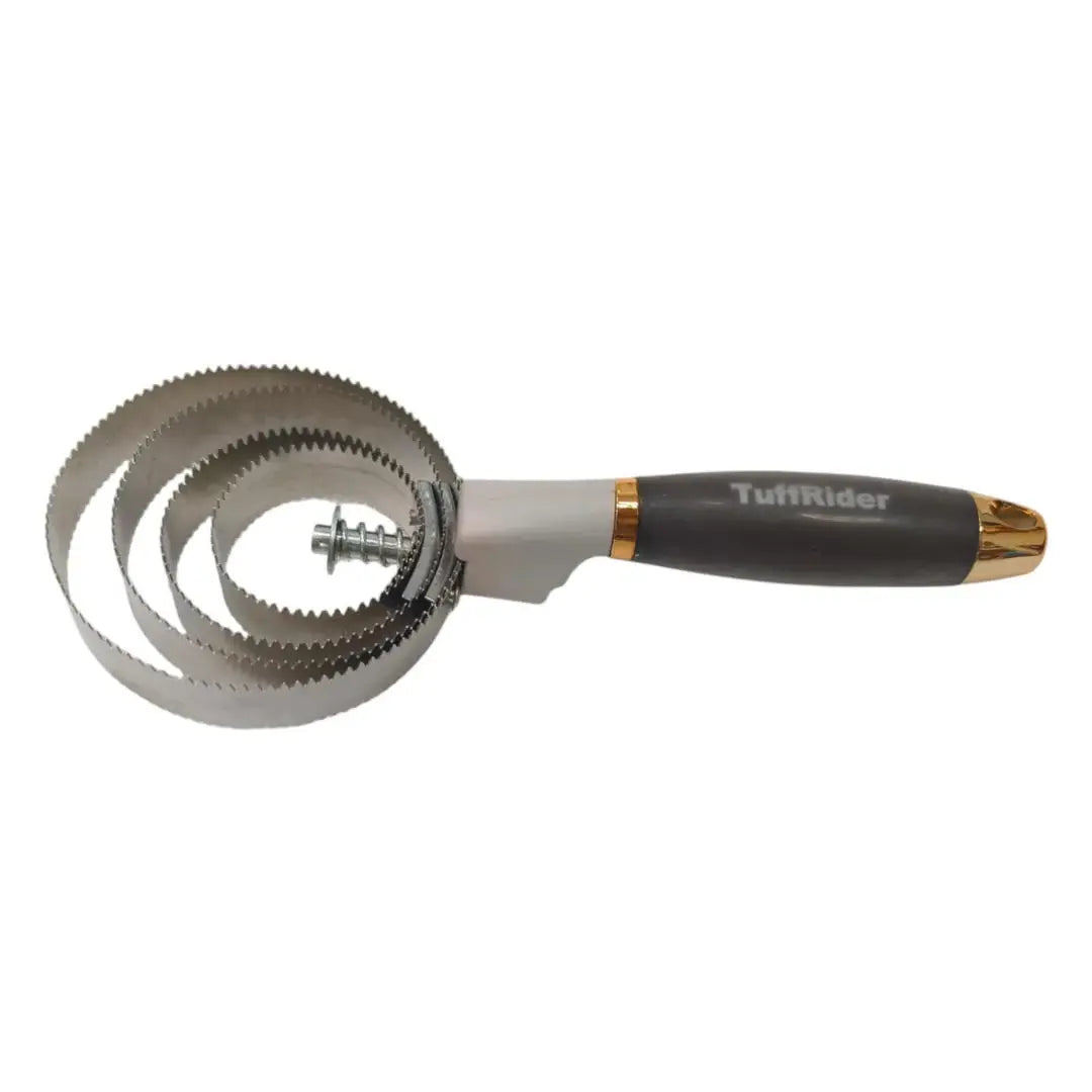 Tuffrider Metal Curry Comb with Soft Gel Grip - Breeches.com - Flyclothing LLC