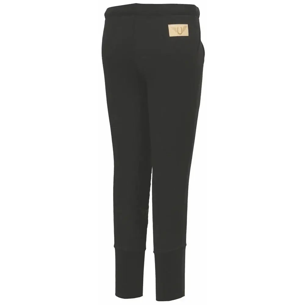 TuffRider Children's Unifleece Pull-On Stretch Fleece Knee Patch Winter Breeches - Breeches.com - Flyclothing LLC