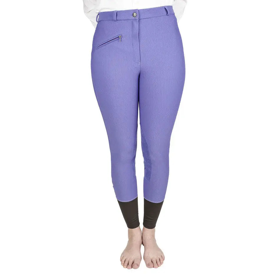 TuffRider Ladies Ribb Knee Patch Breeches - Breeches.com - Flyclothing LLC