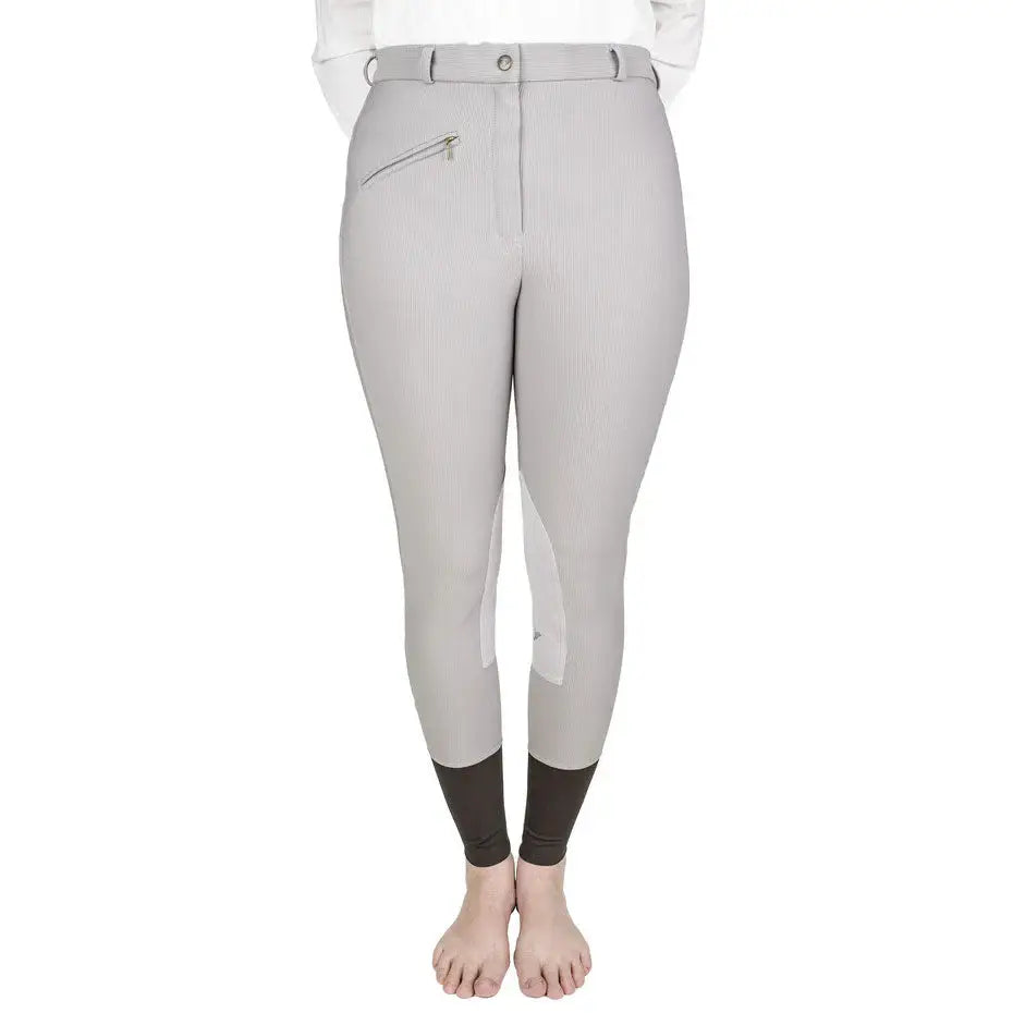 TuffRider Ladies Ribb Knee Patch Breeches - Breeches.com - Flyclothing LLC