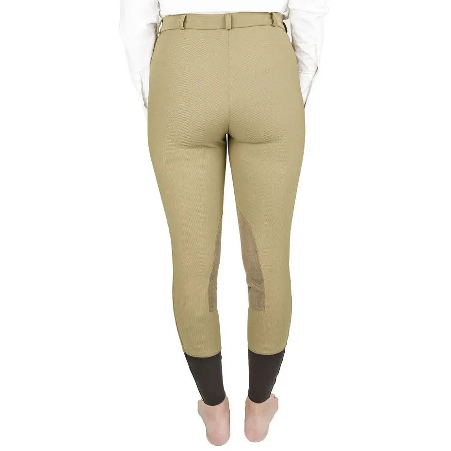 TuffRider Ladies Ribb Knee Patch Breeches - Breeches.com - Flyclothing LLC
