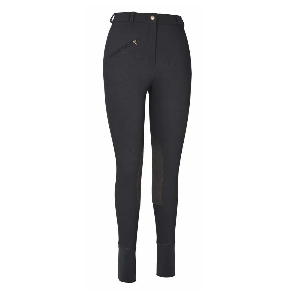 TuffRider Ladies Ribb Knee Patch Breeches - Breeches.com - Flyclothing LLC
