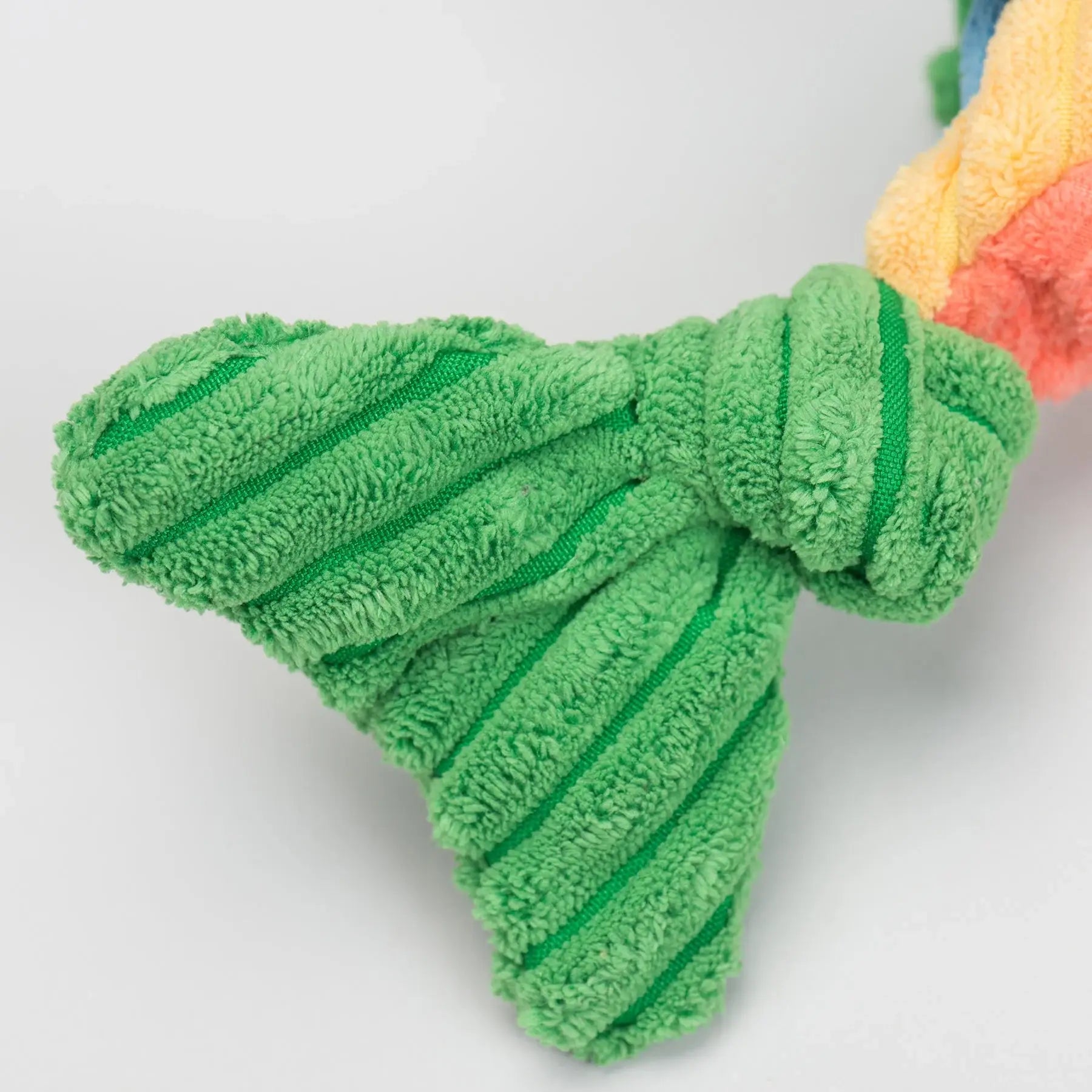 Raucous Rainbow Trout Knottie® Plush Dog Toy - HuggleHounds - Flyclothing LLC