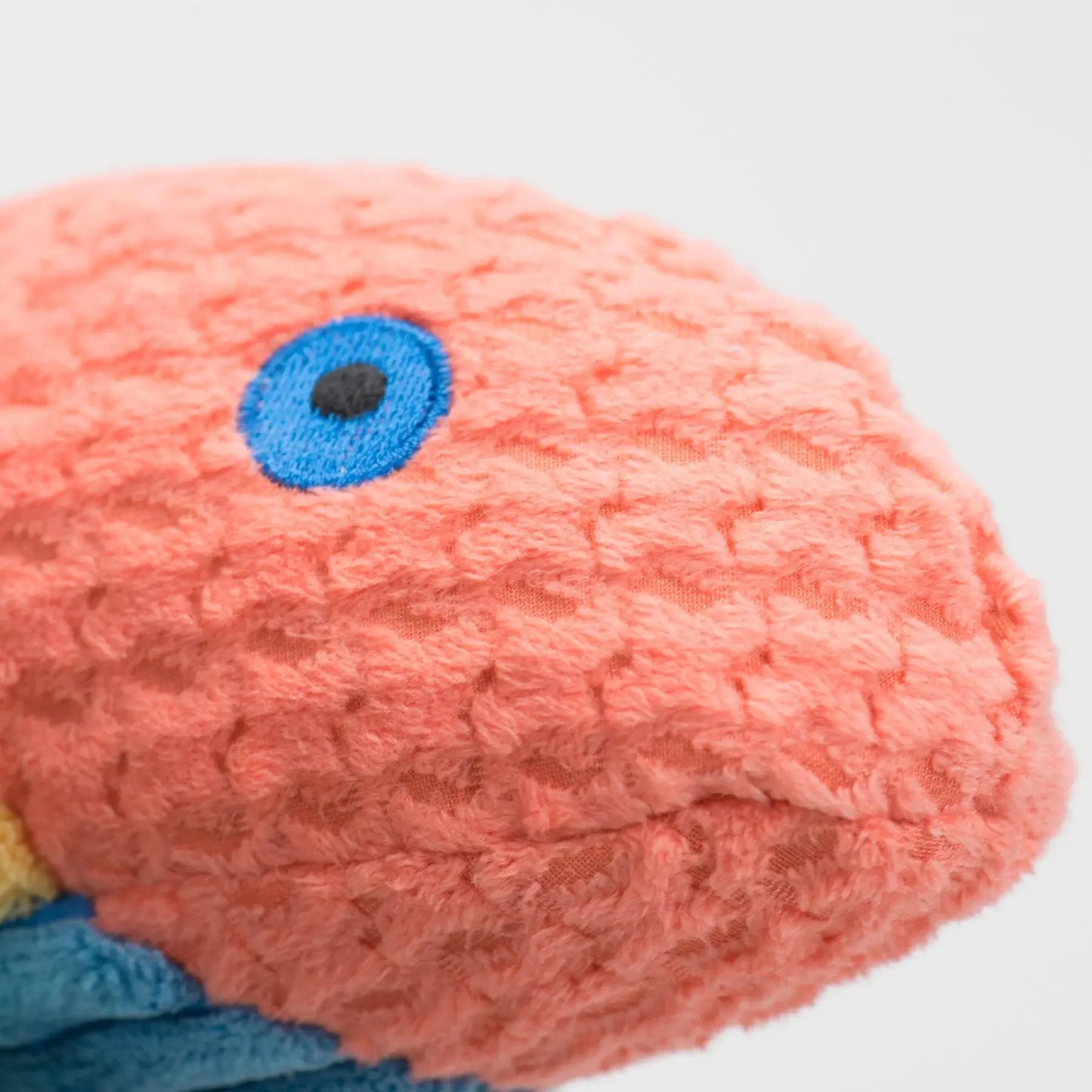 Raucous Rainbow Trout Knottie® Plush Dog Toy - HuggleHounds - Flyclothing LLC
