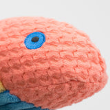 Raucous Rainbow Trout Knottie® Plush Dog Toy - HuggleHounds - Flyclothing LLC