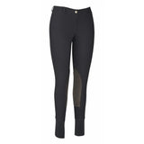 TuffRider Ladies Ribb Lowrise Pull-On Knee Patch Breeches - Breeches.com - Flyclothing LLC
