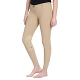 TuffRider Ladies Ribb Lowrise Pull-On Knee Patch Breeches - Breeches.com - Flyclothing LLC