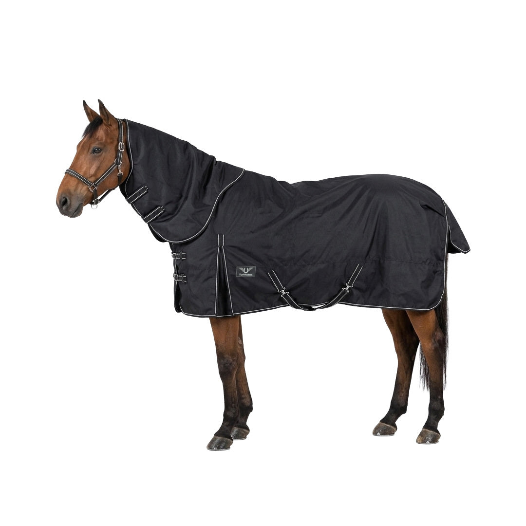 TuffRider 1200 D Comfy Detachable Neck Ripstop Turnout Sheet - Breeches.com - Flyclothing LLC