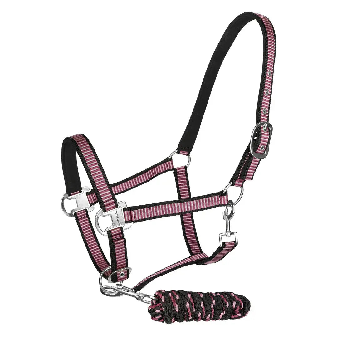 TuffRider Adjustable Nylon Breakaway Halter w/ Padded Crown and Lead Rope - Breeches.com - Flyclothing LLC