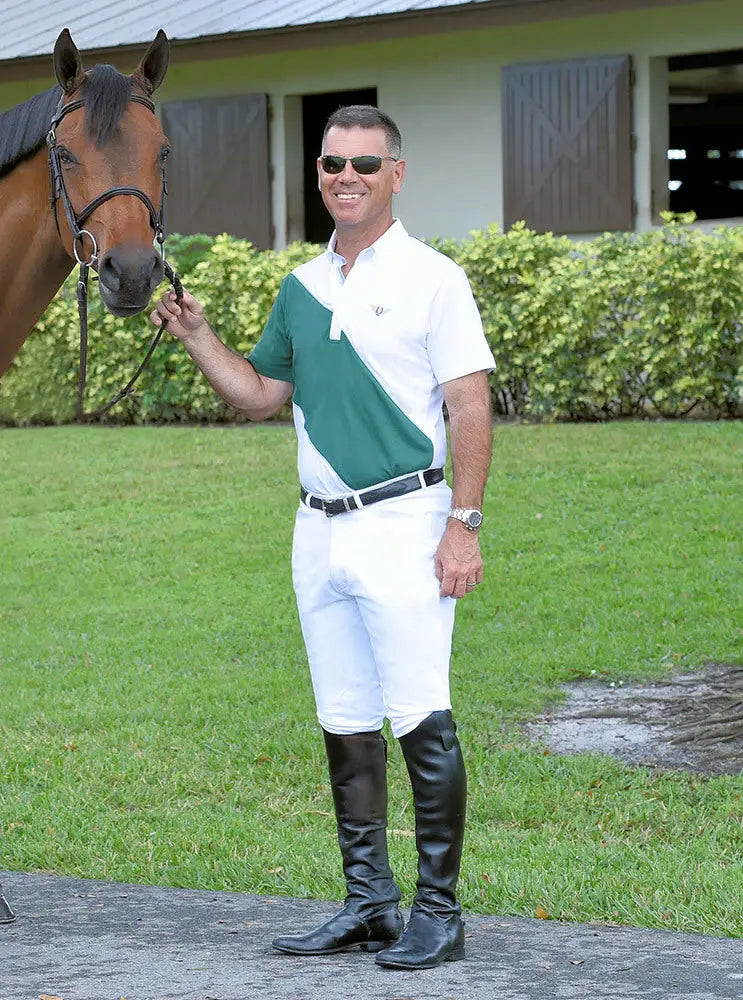 TuffRider Men's Micro Cord Patrol Knee Patch Breeches - Breeches.com - Flyclothing LLC