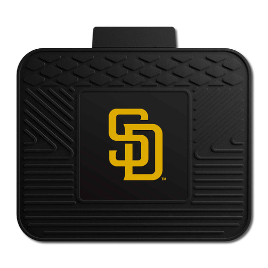 San Diego Padres Back Seat Car Utility Mat - 14in. x 17in. - San Diego Padres