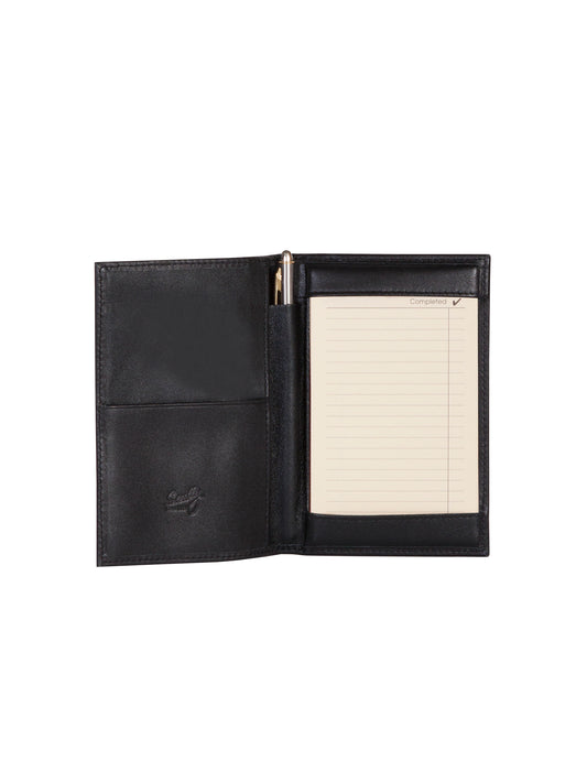 Scully Leather Black Folding Jotter