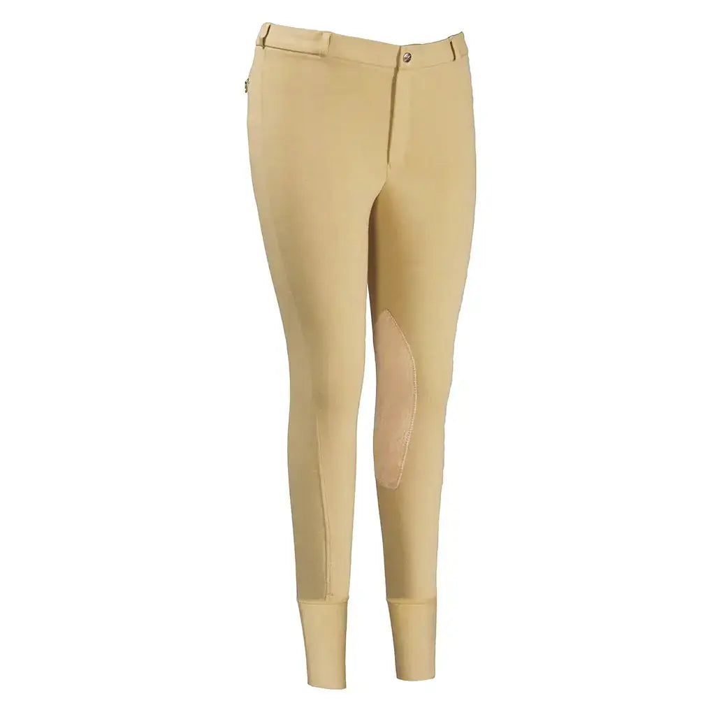 TuffRider Men's Cotton Knee Patch Breeches - Breeches.com - Flyclothing LLC