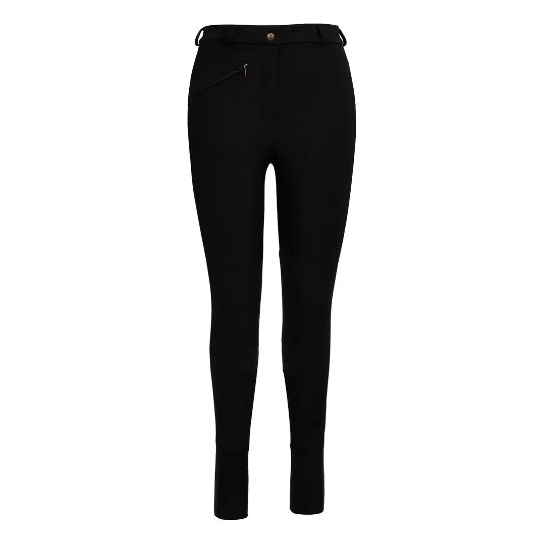 TuffRider Ladies Long Ribb Knee Patch Breeches - Breeches.com - Flyclothing LLC