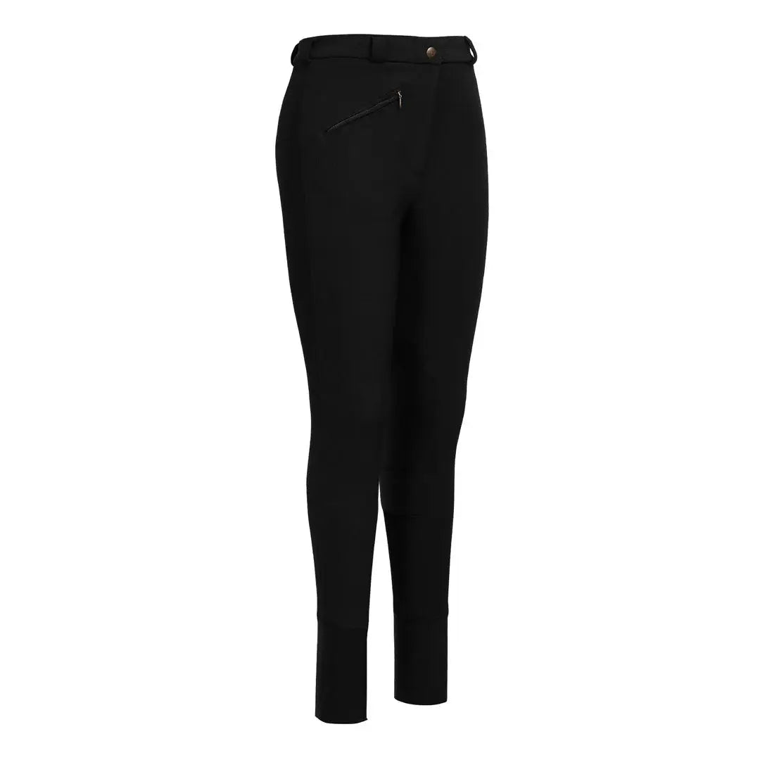 TuffRider Ladies Long Ribb Knee Patch Breeches - Breeches.com - Flyclothing LLC