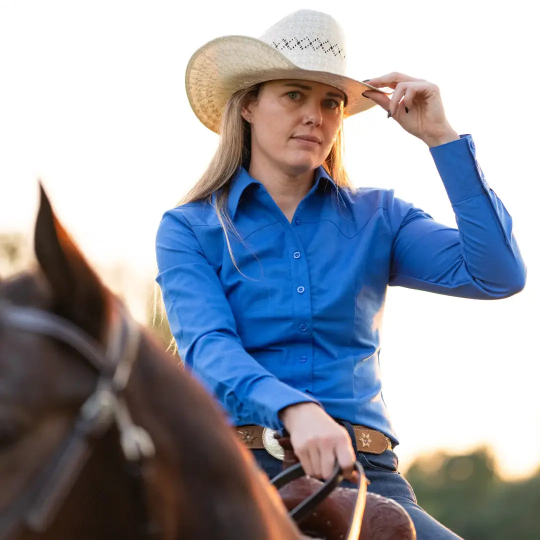 TuffRider Ladies Abilene Western Shirt - Breeches.com - Flyclothing LLC