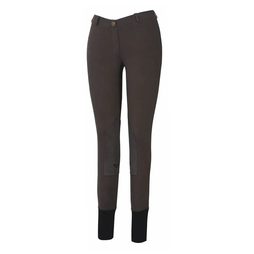 TuffRider Ladies Starter Lowrise Pull-On Knee Patch Breeches - Breeches.com - Flyclothing LLC