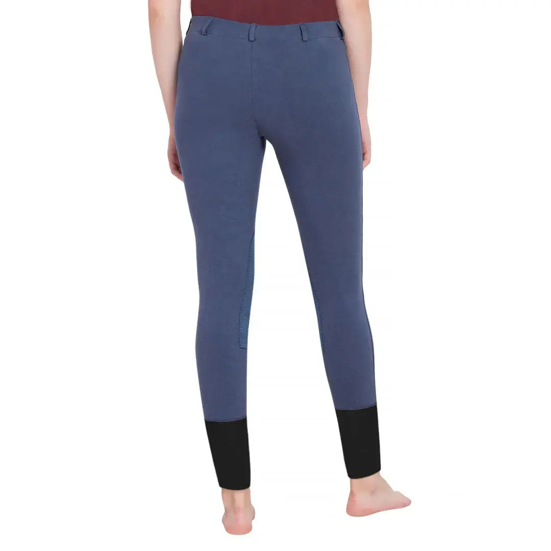 TuffRider Ladies Starter Lowrise Pull-On Knee Patch Breeches - Breeches.com - Flyclothing LLC