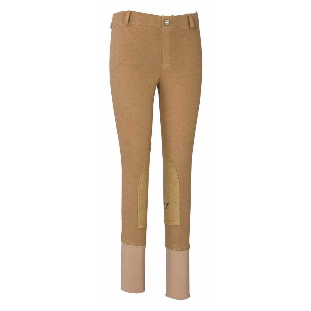 TuffRider Children's Starter Lowrise Pull-On Knee Patch Breeches - Breeches.com - Flyclothing LLC