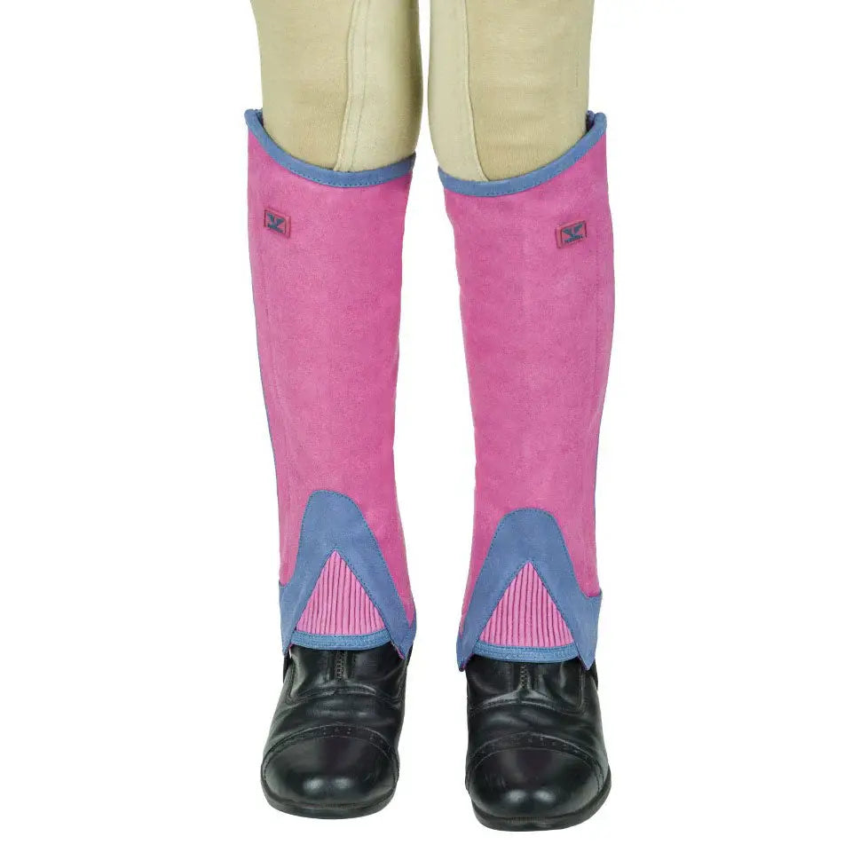 TuffRider Children's Keeneland Synthetic Half Chaps - Breeches.com - Flyclothing LLC