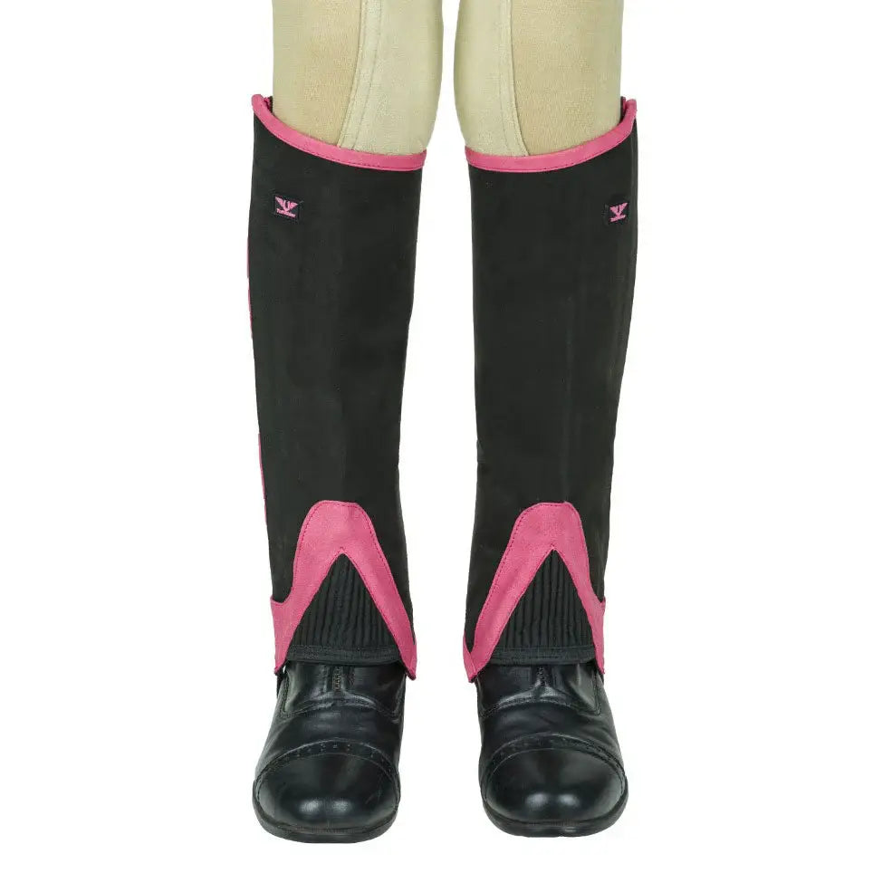 TuffRider Children's Keeneland Synthetic Half Chaps - Breeches.com - Flyclothing LLC