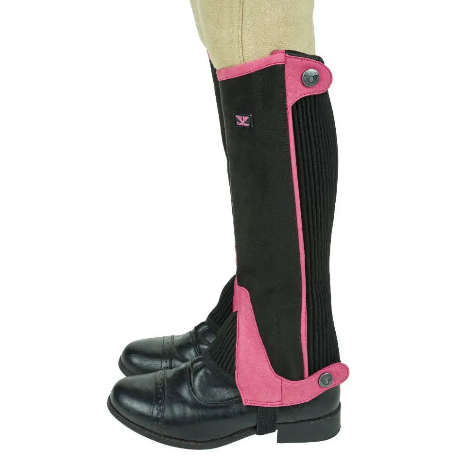 TuffRider Children's Keeneland Synthetic Half Chaps - Breeches.com - Flyclothing LLC