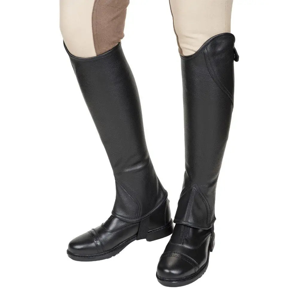 TuffRider Ladies Belmont Leather Half Chaps - Breeches.com - Flyclothing LLC