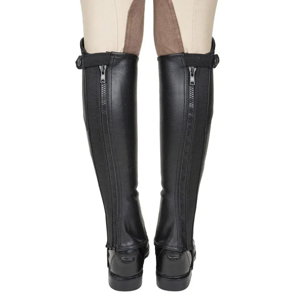 TuffRider Ladies Belmont Leather Half Chaps - Breeches.com - Flyclothing LLC