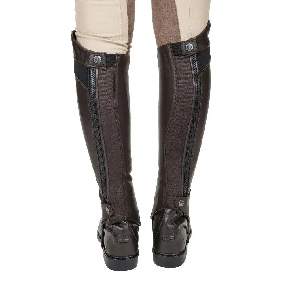 TuffRider Ladies Derby Leather Half Chaps - Breeches.com - Flyclothing LLC