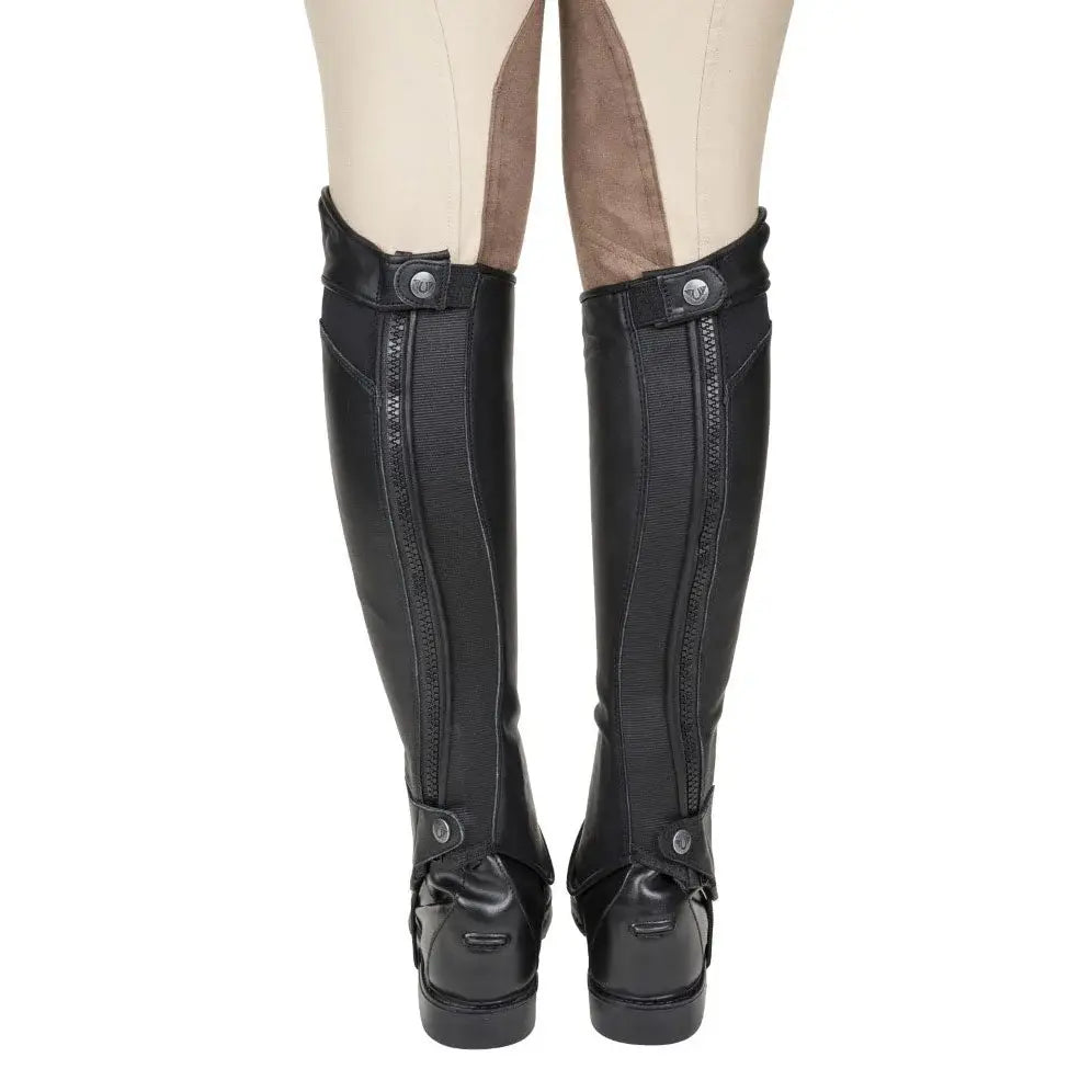 TuffRider Ladies Derby Leather Half Chaps - Breeches.com - Flyclothing LLC