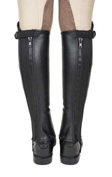 TuffRider Ladies Belmont Plus Leather Half Chaps - Breeches.com - Flyclothing LLC
