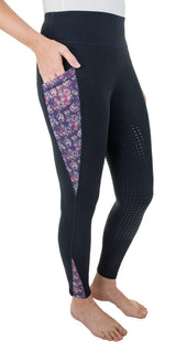 TuffRider Ladies Minerva 3 Season Printed Full Seat Tights - Breeches.com - Flyclothing LLC