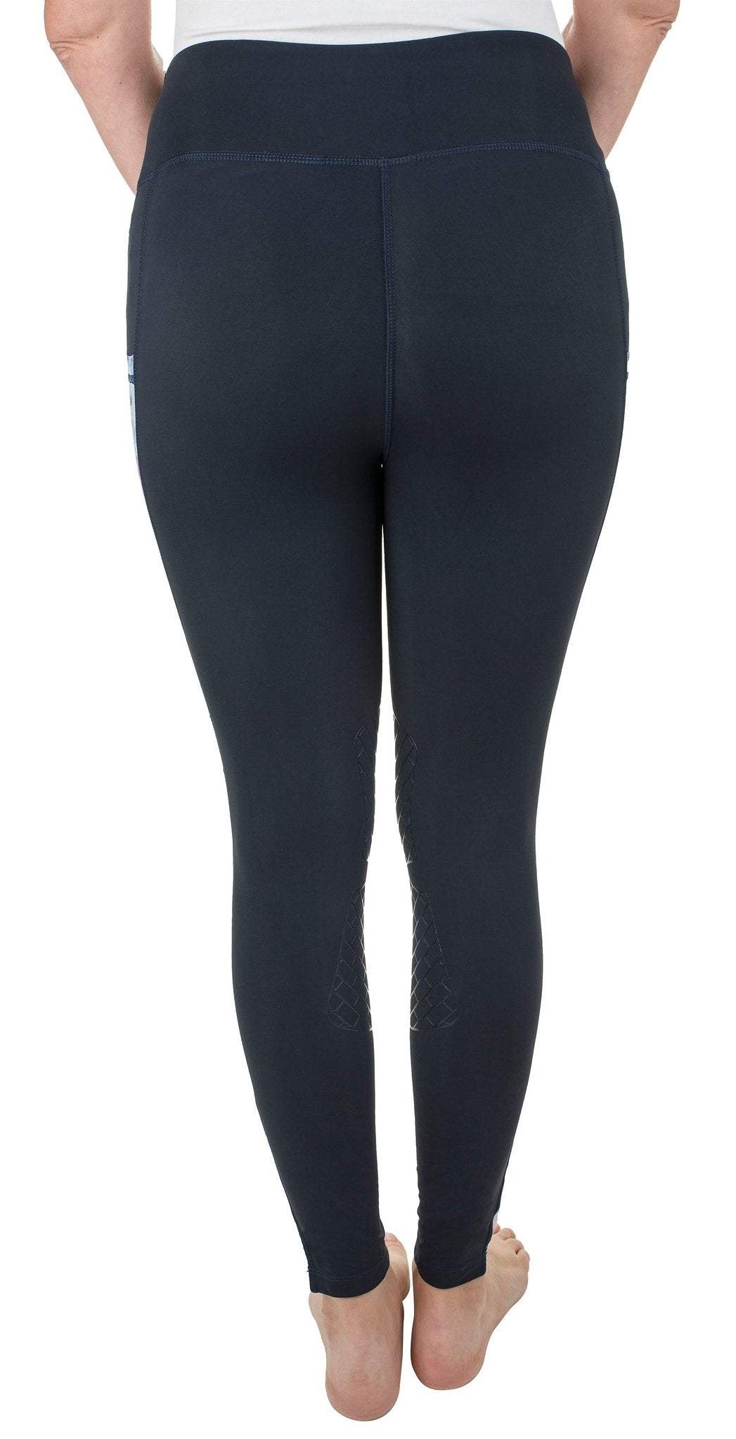 TuffRider Ladies Minerva 3 Season Printed Knee Patch Tights - Breeches.com - Flyclothing LLC