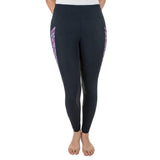 TuffRider Ladies Minerva 3 Season Printed Knee Patch Tights - Breeches.com - Flyclothing LLC