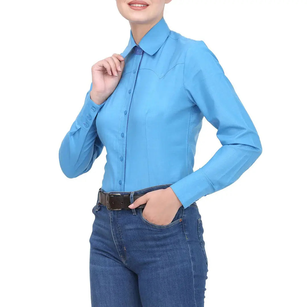 TuffRider Ladies Abilene Western Shirt - Breeches.com - Flyclothing LLC
