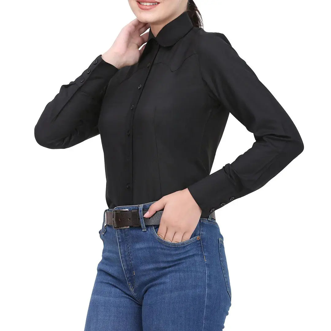 TuffRider Ladies Abilene Western Shirt - Breeches.com - Flyclothing LLC