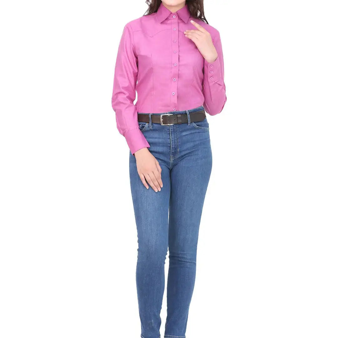 TuffRider Ladies Abilene Western Shirt - Breeches.com - Flyclothing LLC