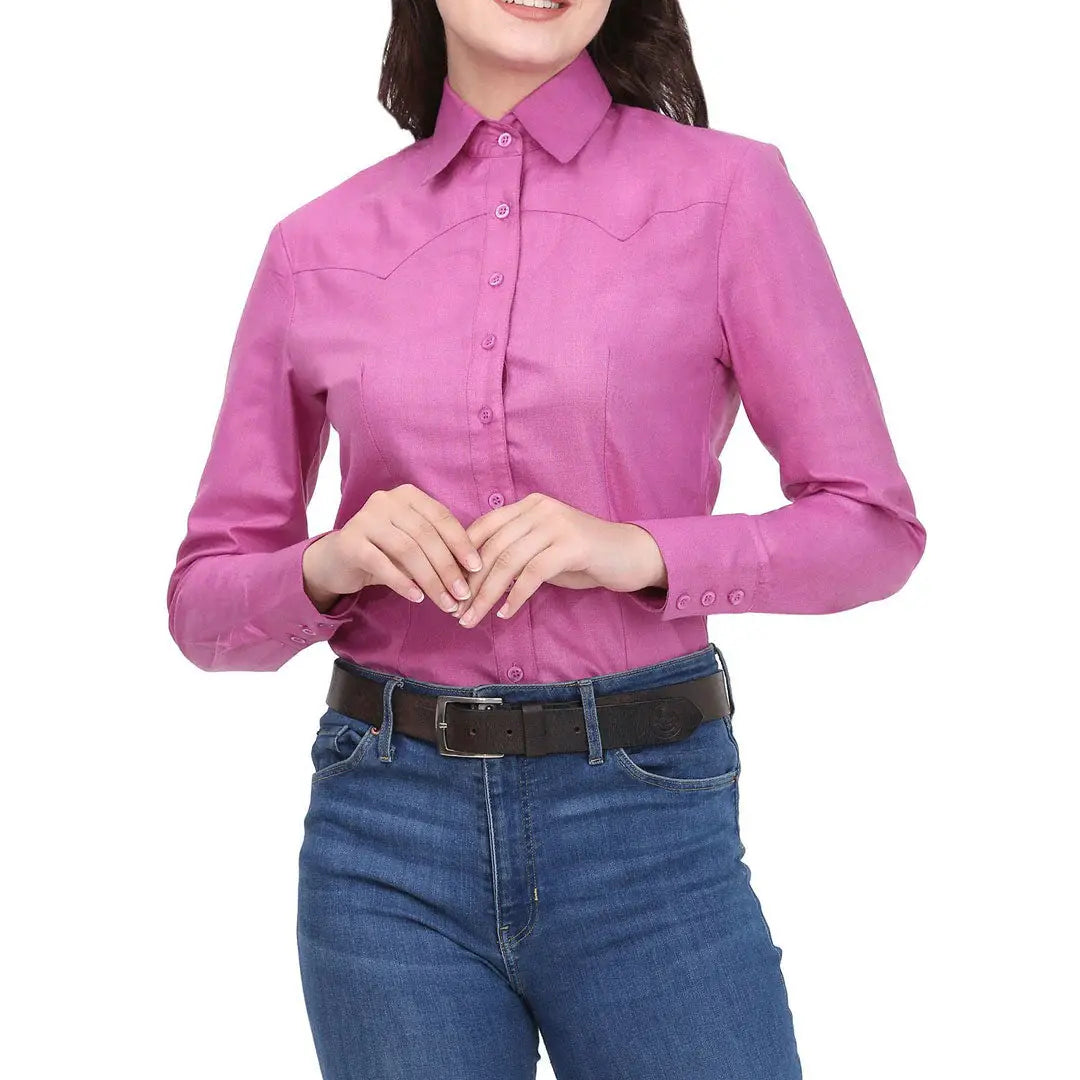TuffRider Ladies Abilene Western Shirt - Breeches.com - Flyclothing LLC