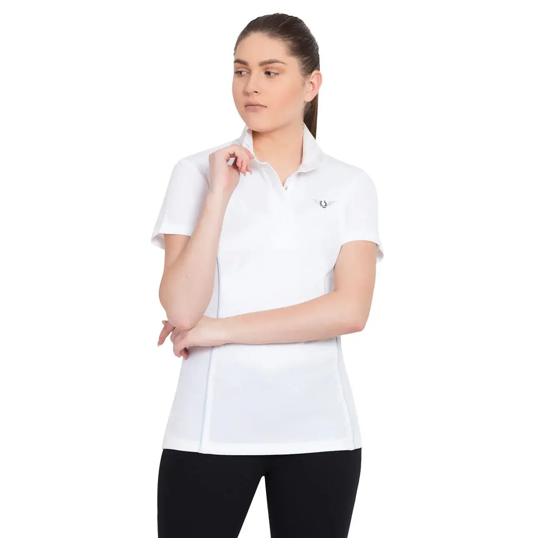 TuffRider Ladies Kirby Kwik Dry Short Sleeve Show Shirt - Breeches.com - Flyclothing LLC