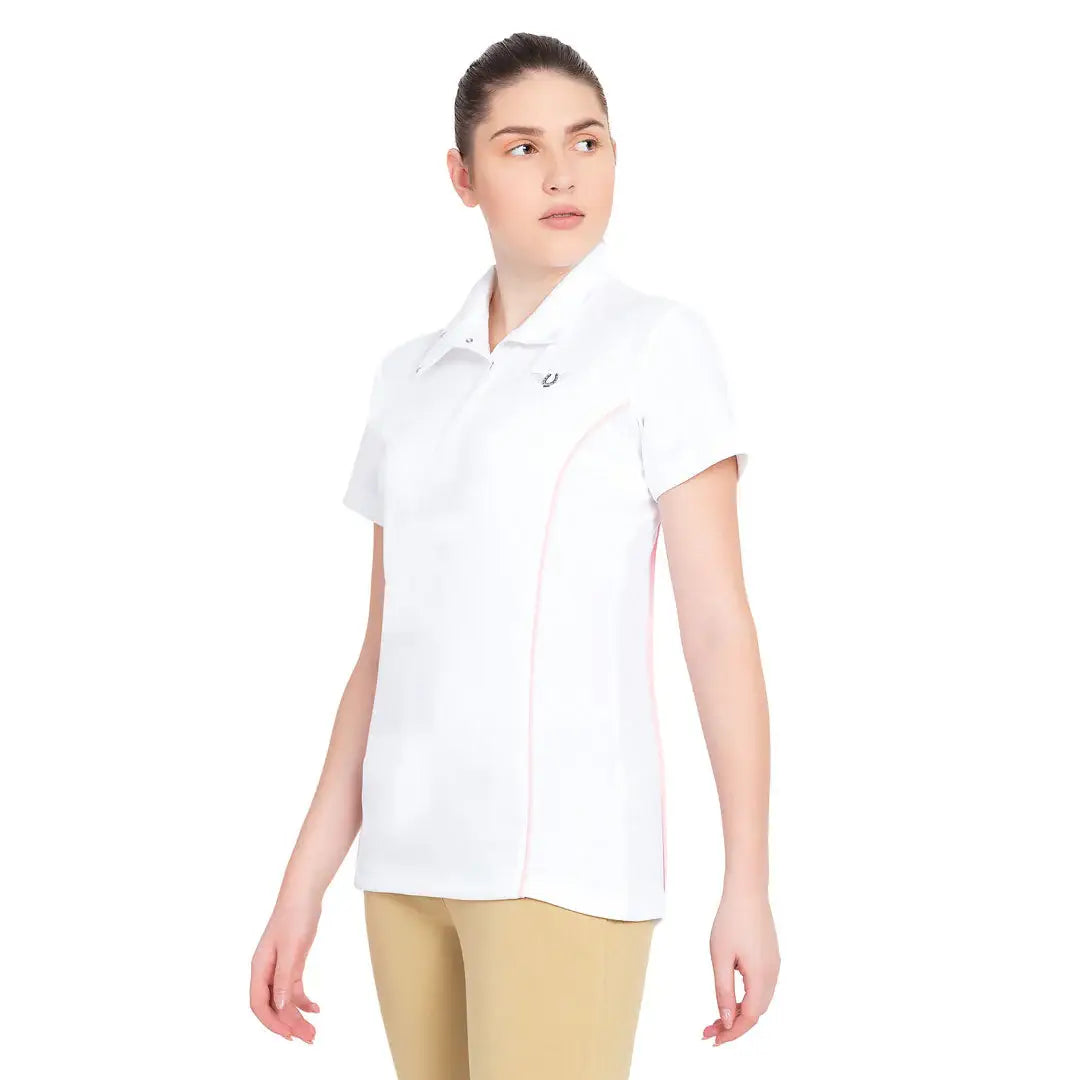 TuffRider Ladies Kirby Kwik Dry Short Sleeve Show Shirt - Breeches.com - Flyclothing LLC
