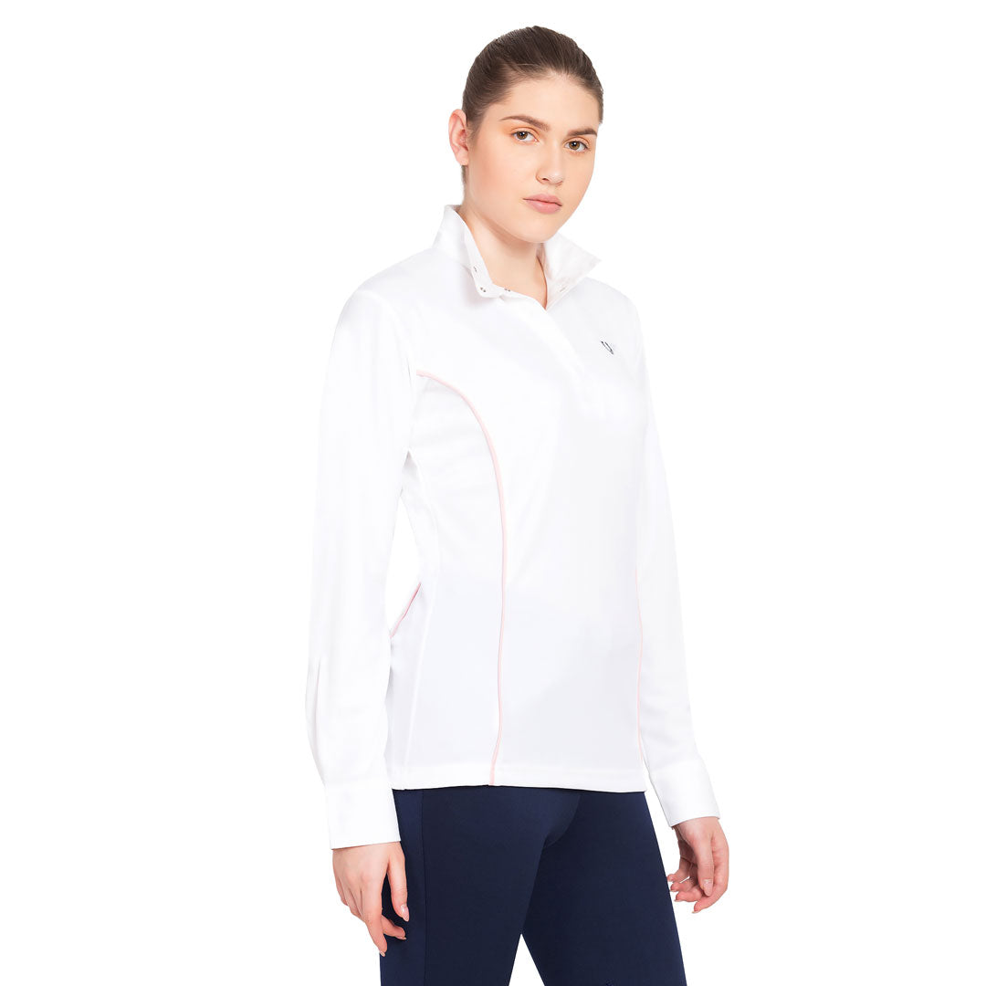 TuffRider Ladies Kirby Kwik Dry Long Sleeve Show Shirt