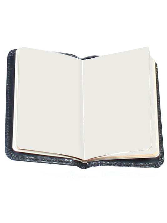 Scully Leather Black Blank Personal Noter