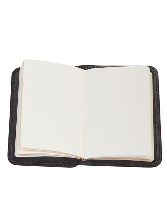 Scully Leather Black Blank Personal Noter