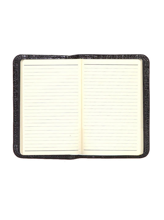 Scully Leather Black Ruled Personal Noter