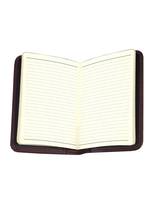 Scully Leather Chocolat Ruled Personal Noter