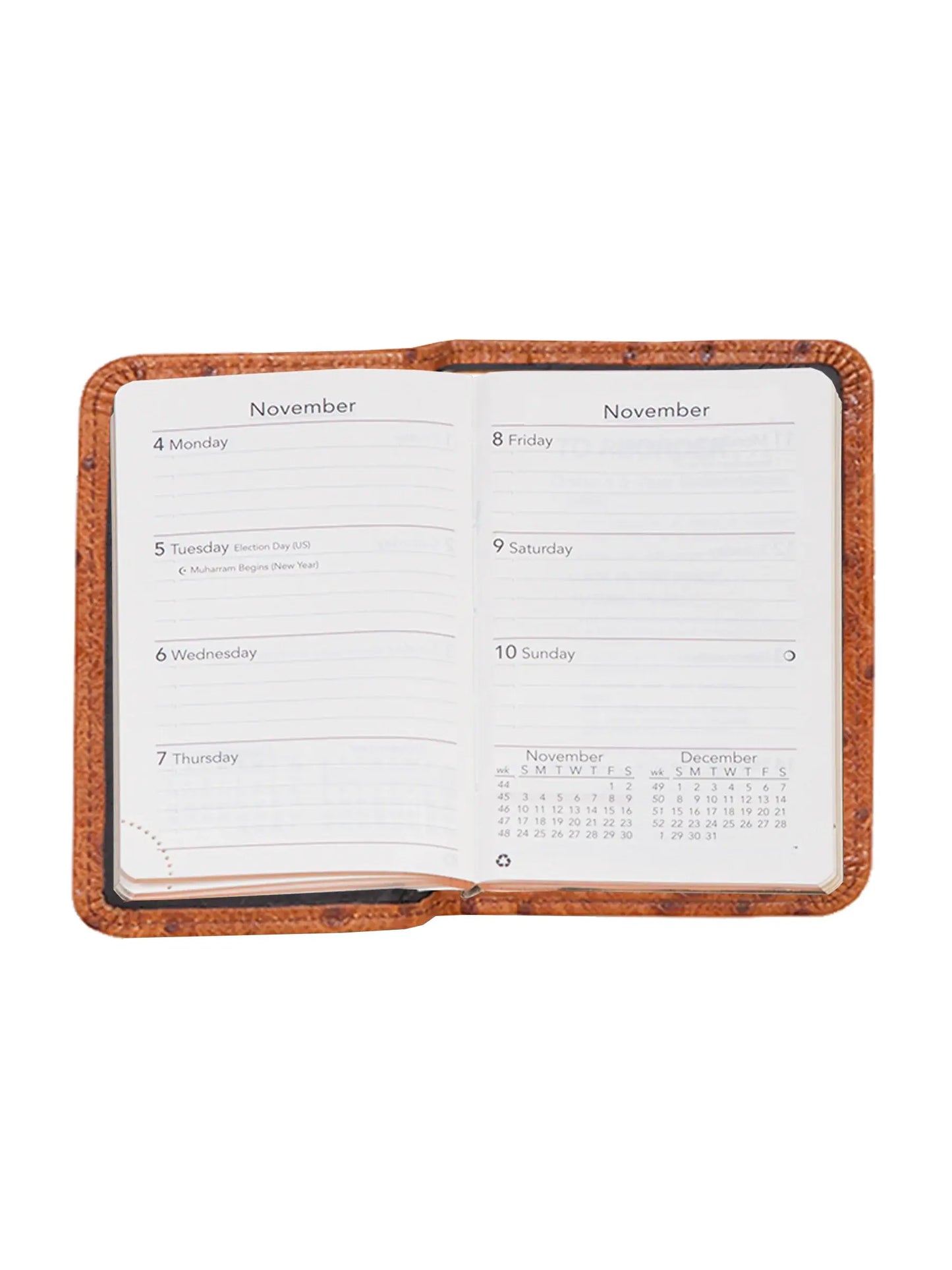 Scully Leather personal weekly planner - Scully Leather - Flyclothing LLC